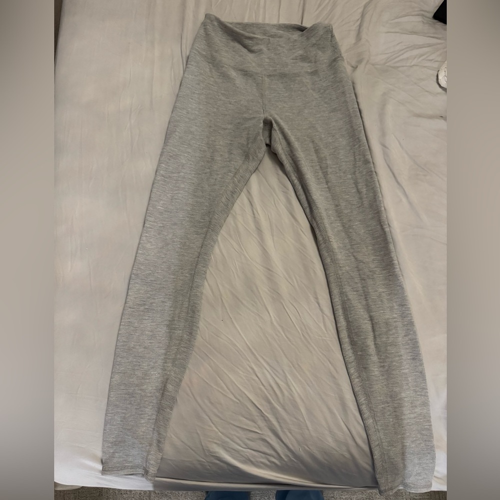 Alo High Waist Micro-Waffle Lowkey Legging